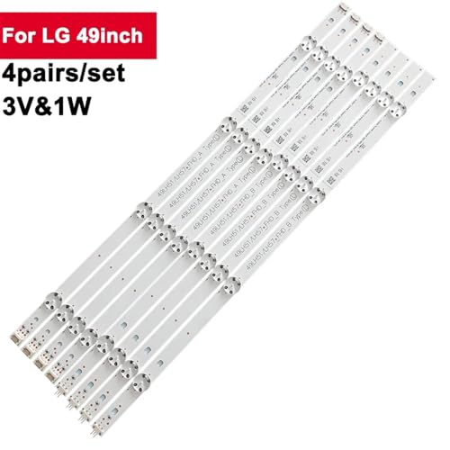 KANGH 4 Par LED Bakgrundsbelysning för LG 49LH51 & 49LH5700