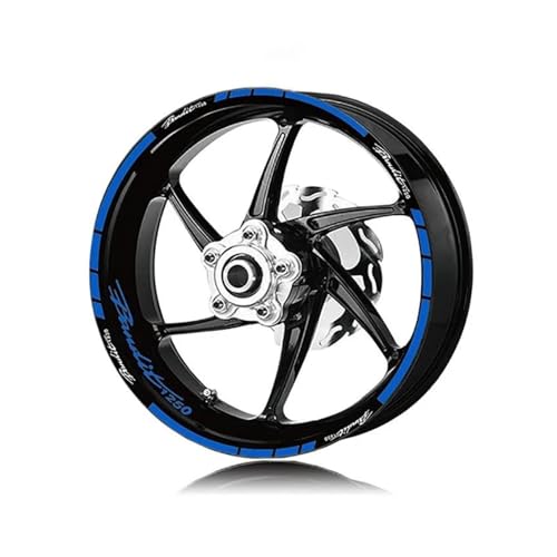 Autocollants imperméables roue moto et bande réfléchissante jante Suzuki Bandit 1250