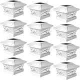 Davinci Lighting Renaissance Solar Outdoor Post Cap Lights - Includes Bases for 4x4 5x5 6x6 Posts -