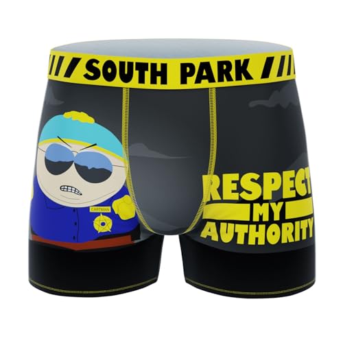 CRAZYBOXER Men's Underwear South Park Distortion-free Soft Boxer Brief