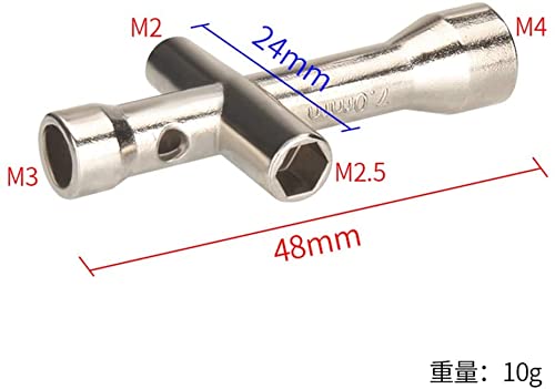 L-förmiger Sechskantschlüssel Für 3D-Drucker – 6 Mm & 7 Mm Für MK8 & E3D Düsen