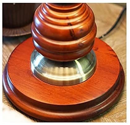 Lampe de table nostalgique rétro en bois pour une douce ambiance d'antan - 3