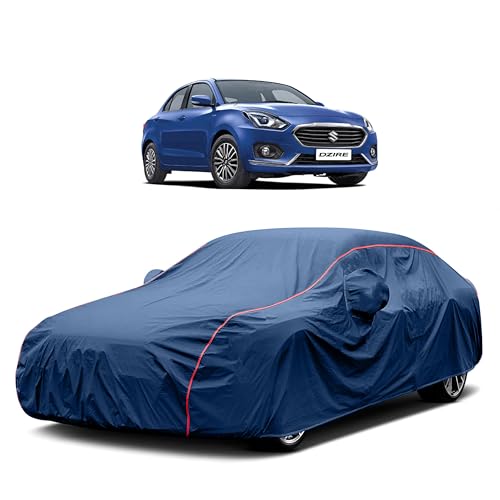 Image of Heavy-Duty Car Cover for Compatible with Maruti Dzire (2005 to 2025 All Models) Deluxe Car Protection Cover ? Waterproof & UV-Resistant All-Season Exterior Protection