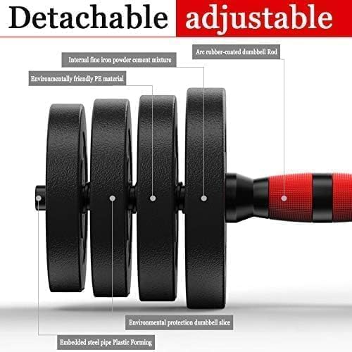 10/20/30/40KG Adjustable Weights Fitness Dumbbell Set for Men/Women,Arm Hand Weight Barbell for Bodybuilding Exercise Strength Training Home Gym Equipment ZANBEEL - Image 5