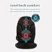 HoMedics Portable Heating and Vibrating Back Massage Cushion with Adjustable Intensity and Integrated Straps
