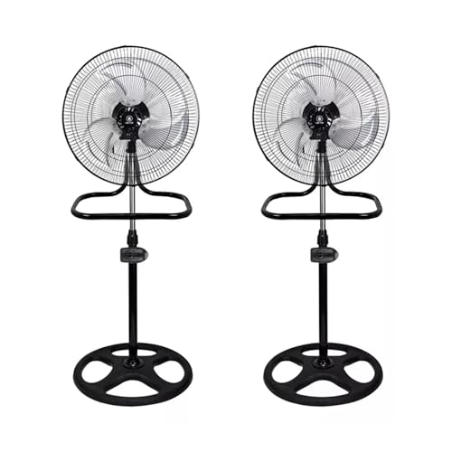 La mejor selección de Ventilador Pedestal - solo los mejores. 44 Begonia Ventilador de piso - Ventilador 3 en 1 multiposiciones - Abanico Oscilante de pie con pedestal - Altura ajustable con tres velocidades 18'potencia 65W - Set de 2...