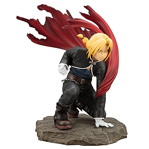 Jjrppff Fullmetal Alchemist, Edward Elric, Height 15(Cm)/5.9(In), Pvc Material Animation Figure, Handmade, Exquisite Appearance, Hand To Do Spot, (Decorative Collection) Gift Ornaments #TOP1