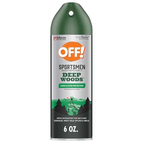OFF! Deep Woods Sportsmen Insect Repellent III Outdoor Bug Spray Long Lasting Protection 6 Ounce (Pack of 1) OFF! Deep Woods Sportsmen Insect Repellent III Outdoor Bug Spray Long Lasting Protection 6 Ounce (Pack of 1)
