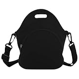 Bolsa de almuerzo de neopreno reutilizable, bolsa de almuerzo aislada, bolsa de almuerzo grande para adultos, apta para hombres y mujeres, niños y niñas,