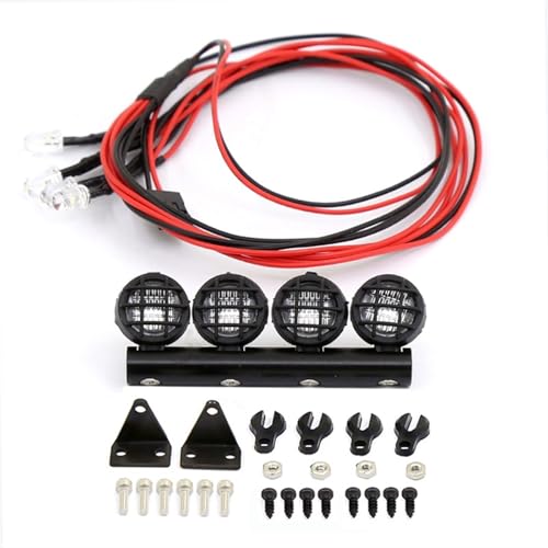 Luces Vehículo RC barra de techo para WPL 1/18 1/24 camioneta 2
