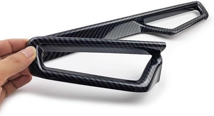 Car Accessories Fit for Toyota Corolla 2020-2025 Interior ABS Center Console Screen Dash Board Side Air Conditioning A/C Vent Panel Frame Trim 3PCS Set (Carbon Fiber)