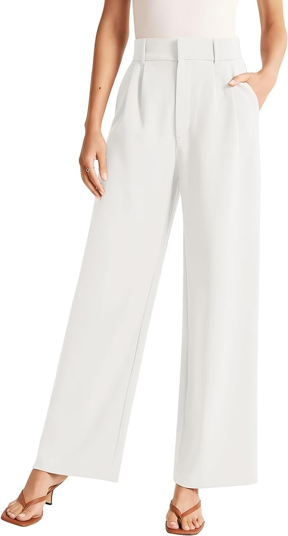 High Waisted Wide Leg Pants for Women Business Casual Dress