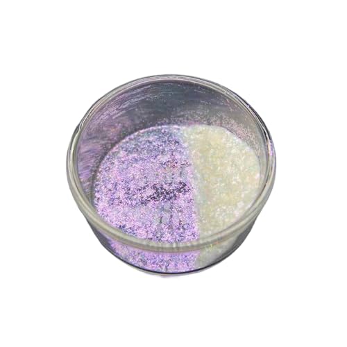 Bright Micas - Polvo de purpurina para manualidades, manualidades, joyería, botella decorativa de 5 cm de alto, destellos resistentes, pigmento de color de alta intensidad, polvo compacto para hacer