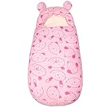  Baby Schlafsack 3 Tog Kinderwagen Schlafsack Neugeborenen Fußsack 0-6 Monate, Rosa