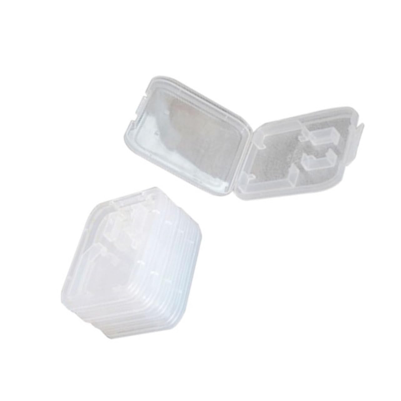 BUTIFULSIC 5pcs Plastic Memory Card Holder for Cards Storage Case for Organizing and Protecting