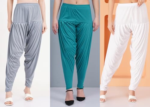 Image of Buy That Trendz Patiala Salwar for Women Relaxed Fit Viscose Patiyala Salwar Harem Bottom Pants