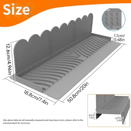 Evita charcos con este protector de salpicaduras de silicona modular y antideslizante 8