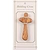 Olijfhout Holding Kruis gemaakt van Holy Land Olive Wood.