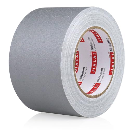 JIALAI HOME 3 Inch Gaffers Tape - 30 Yards per Roll Wide Gray Gaff Tape - Non-Reflective, Grafting Tape for Filming, Photography, Radio, Heavy-Duty Water Resistant Matte Finish Gaff Tape