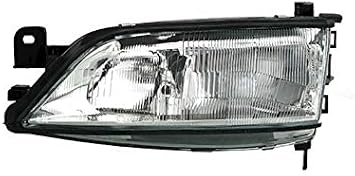 Left Headlight compatible with Opel Vectra B 1995 1996 1997 1998 1999 VP953L Front Car Light Lamp Headlamp Driver Side Headlights Assembly Projector Chrome LHD
