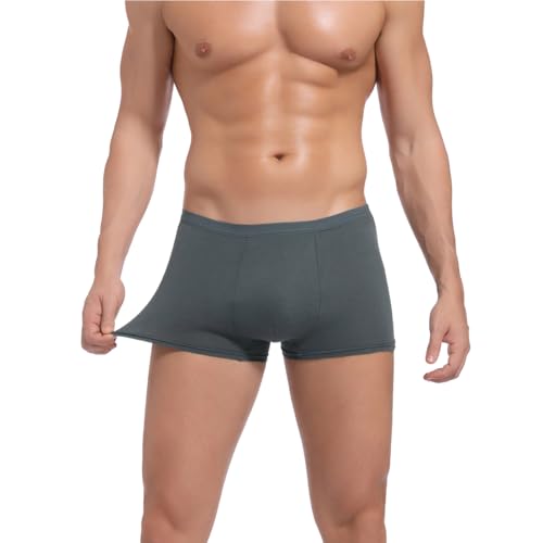 Men’s Disposable Underwear for Travel-Business Trip-Spa- 100% Cotton boxer briefs Multicolor(5 pcs)3