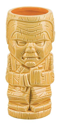 Geeki Tikis Monsters Tikis Tut 14oz Mug, Tan
