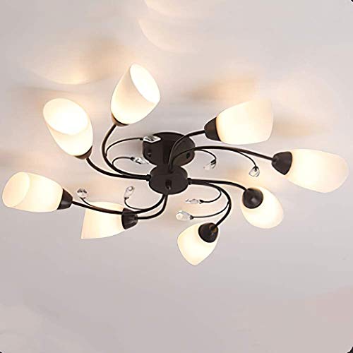 Lustre rétro européen simple multi-tête en métal pour intérieur chic - 7