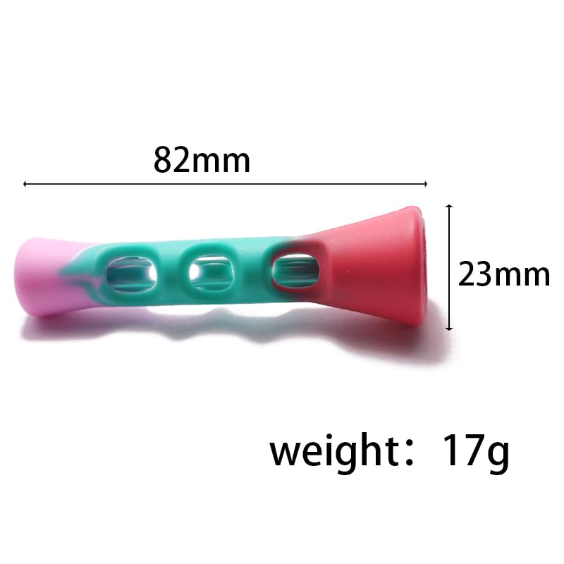 WGEEZER 5pcs Portable for Outdoor reusable straw box-packed sets, men's choice, gift for men (Random Color)