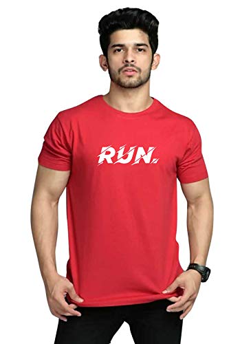 Philodox by attireRun | 100% Organic Cotton T Shirt for Men | Bio Washed 180 GSM | Graphic Print Round Neck T Shir