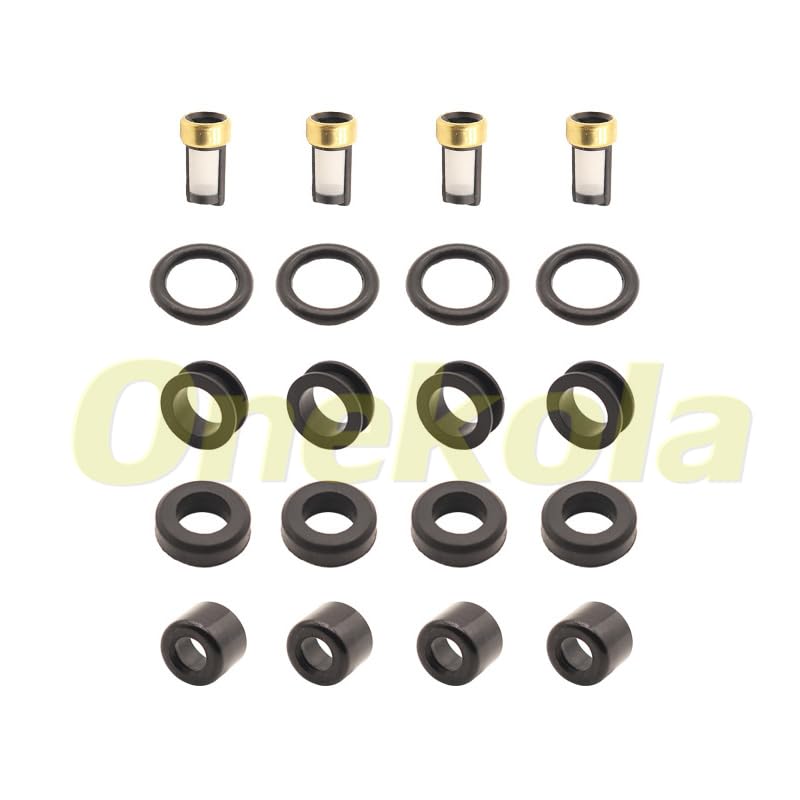Fuel Injector Service Repair Kit Filters O Rings Seals Grommets for 2013-2014 for Subaru Legacy for Outback 2.5L H4 16611-aa810 - (Color: 20 Piece Set)