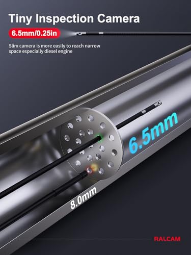 Image of Ralcam 360 Articulating Borescope Dual Lens, 0.25in Slim Probe