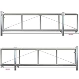 BAUER - Schiebetor Hoftor Bausatz H=140, B=420, Freitragend