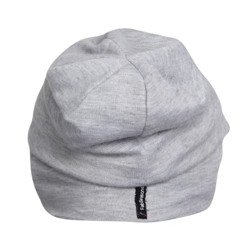 Image of FabSeasons Cotton Blend Slouchy Beanie and Skull Cap for Summer, Winter, Autumn & Spring Season, Can be Used as a Helmet Cap Too