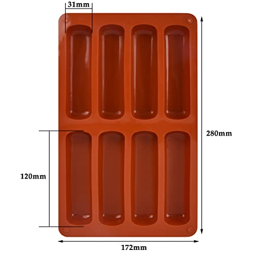 RIVLOP 2 PCS Stampi Rettangolari in