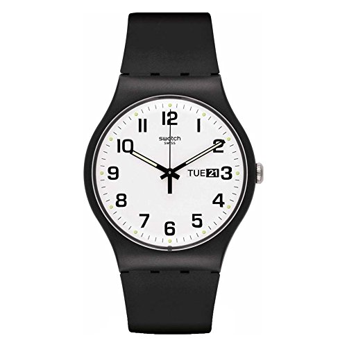 Swatch - GB743 - Classic - Montre Homme - Quartz Analogique - Cadran Blanc...