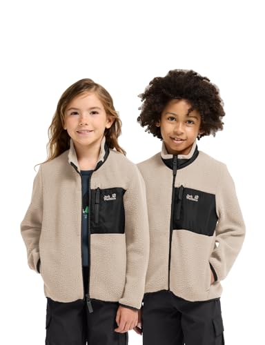 Jack Wolfskin LITE CURL FZ K abrigo forro polar niño chaqueta intermedia senderismo montaña