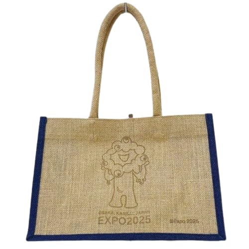 Amazon.co.jp: ミャクミャク ジュートマイバッグ（M）ミャクミャクロゴ