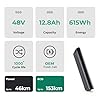 Yose Power 48V 12.8Ah Ebike Battery for Max 800W Motor Electric Bicycle Battery Compatible with Lectric for XPeak High-Step 1.0/ Step-Thru 1.0 Without Charger #1
