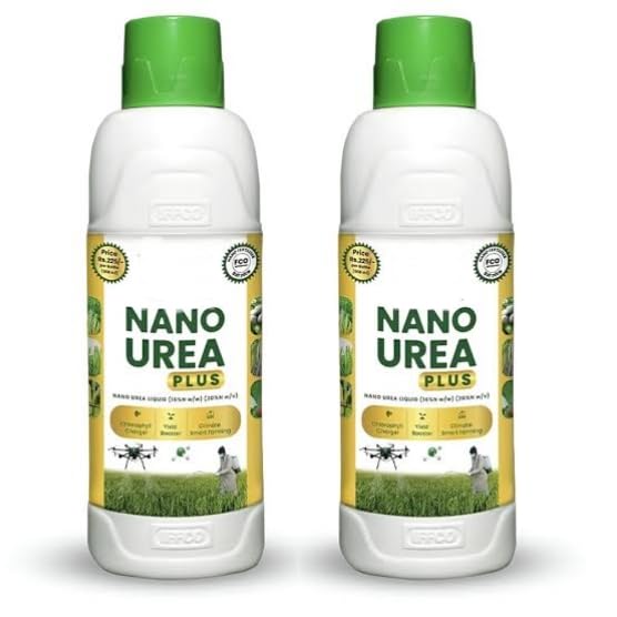 Image of Nano Urea Plus Liquid Nitrogen 20% Soil Application & Water Soluble for All Plants & Garden 500 ml x 2 Bottles (1 L, Liquid)