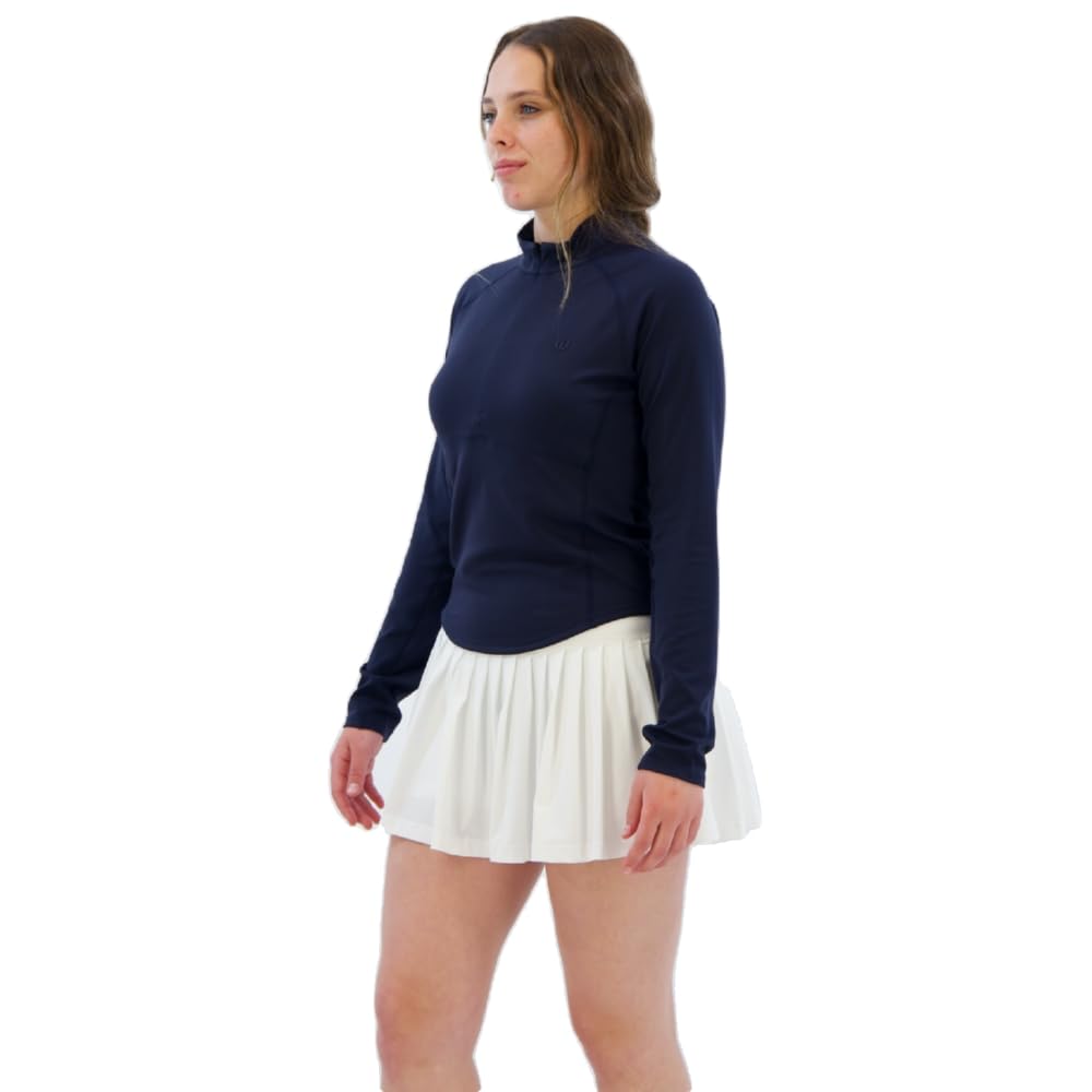 Wilson Baseline Half Zip Long Sleeve T-Shirt L