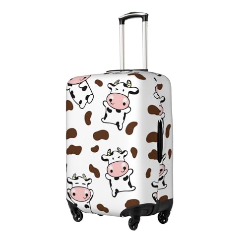 Cow Print Luggage Cover, Protective Washable Suitcase Cover - Travel High Elastic Fibers Suitcase Protector Fits Large2