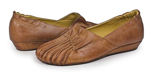 Chocolat Blu Vic Flat - Micro-Wedge Ballet Flat - Leather Women’s Shoes