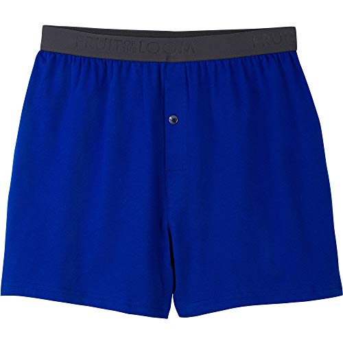 Fruit of the Loom Men's Knit Boxers Breathable Cooling Cotton Micro-Mesh Soft Flex Waistband3