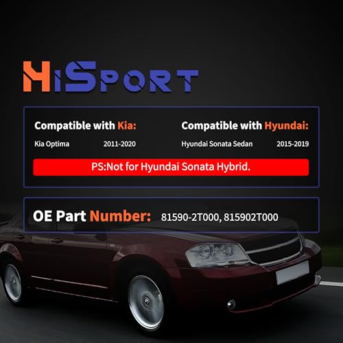 Image of HiSport 81590-2T000 Fuel Door Lock Actuator Compatible with Hyundai Kia | Sonata 2015-2019, Optima 2011-2020