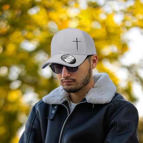 Image of Christian Hats for Men Women,Jesus Cross Hat Religious Best Gifts for Birthday /Christmas