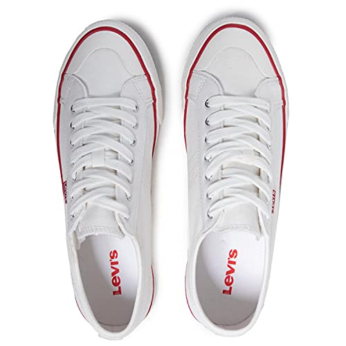 Levi's Hernandez, Zapatillas Hombre, Blanco (Regular White), 43 EU