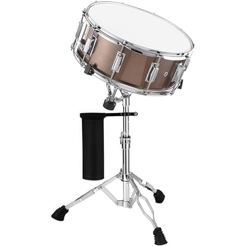 Yuntogekiss 14インチ スネアドラム、ドラムセット 、楽器打楽器 、初心者向け 、ホリデーギフト、取り付け簡単、 スタンドスティック キー、 バッグ、ミュートパッド、調節可能なストラップ 、学生初心者向けマーチングスネアドラムキット (14イン