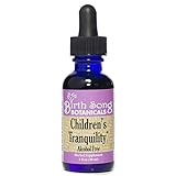 Birth Song Botanicals Children's Tranquility Tincture, Herbal Supplement with Valerian Root and Chamomile, 1oz Bottle Children's Herbal Immune Support, 1oz