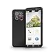 emporiaSMART.7lite Senioren-Smartphone ohne Vertrag, Android 15 Handy mit Notruftaste, 5,45 Touchdisplay, NFC, Fingerabdrucksensor, Hörgerätekompatibel, Großes Display, Einfache Bedienung, Schwarz