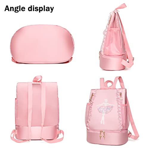 Yitengteng Ballet Backpack Pink